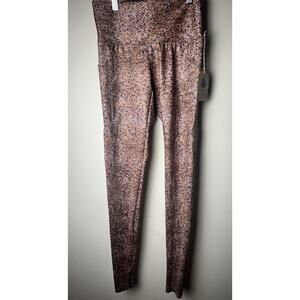 WATERLUST Women's Size M Brown Nurse Shark Nirvana Swim Leggings UPF Sun Protect